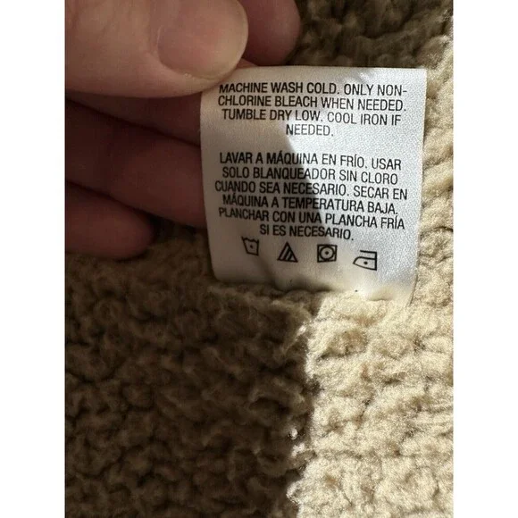 Vtg OUTDOOR LIFE Men's XL Fleece Lined Coat Jacket Cotton Brown Denim Hunting - Picture 14 of 16